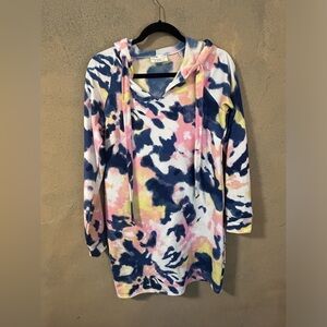 Bobbie Brooks tye dye sweatshirt dress size M